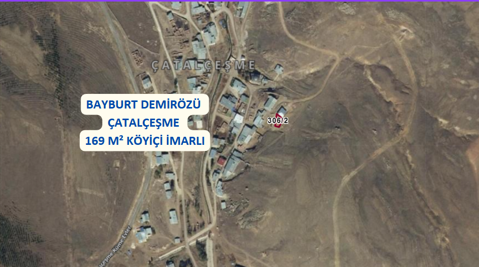 BAYBURT DEMİRÖZÜ ÇATALÇEŞME KÖYÜ 169M² İMARLI ARSAMIZ SATILIK. - BAYBURT DEMİRÖZÜ fotoğraf 3